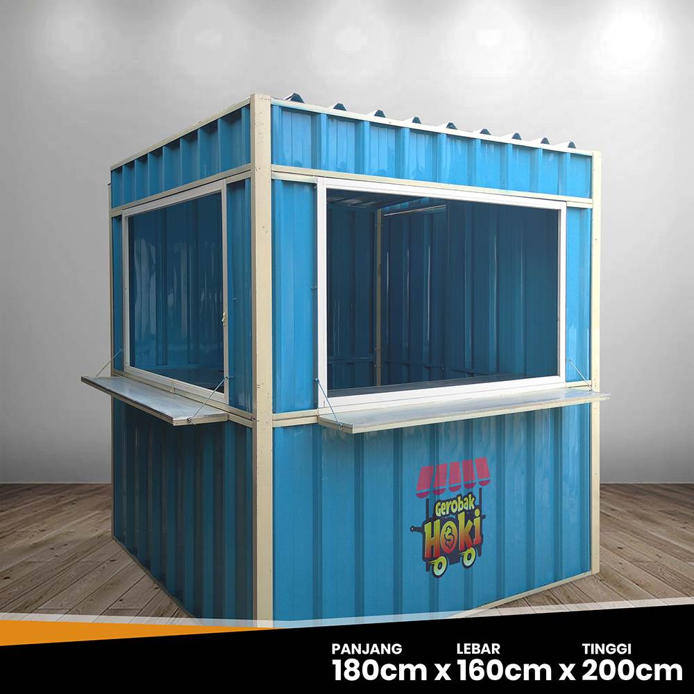 booth container jualan